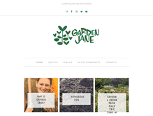 Tablet Screenshot of gardenjane.com